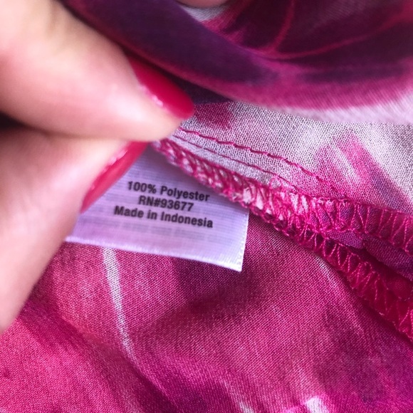 a.n.a Swim suit cover up Kimono Pink purple small - Picture 8 of 8